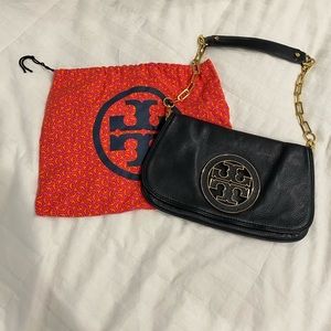 Tory Burch Amanda Convertible Clutch Black
